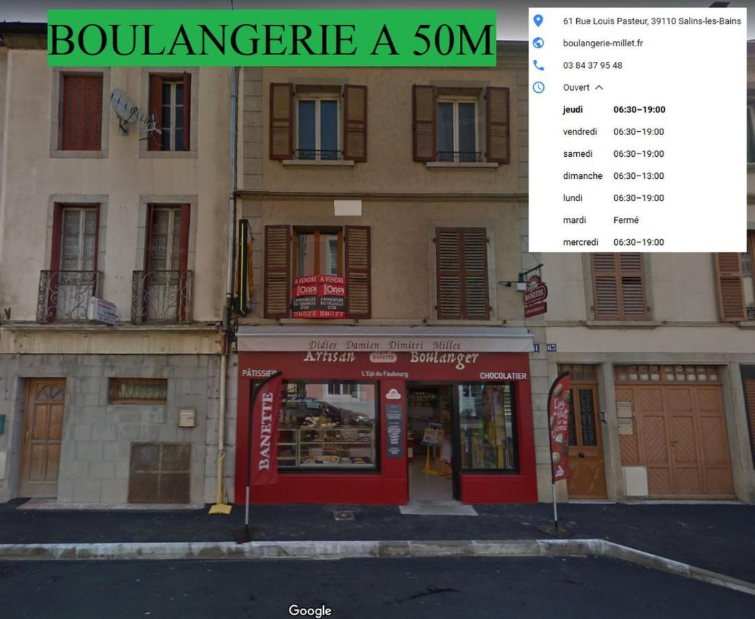 Appartement Cosy Pink Salins Les Bains Bagian luar foto